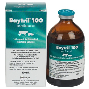 <p>BAYTRIL 10% 100ml INYECTABLE</p>